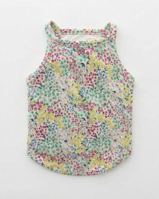 Camiseta tiras flores